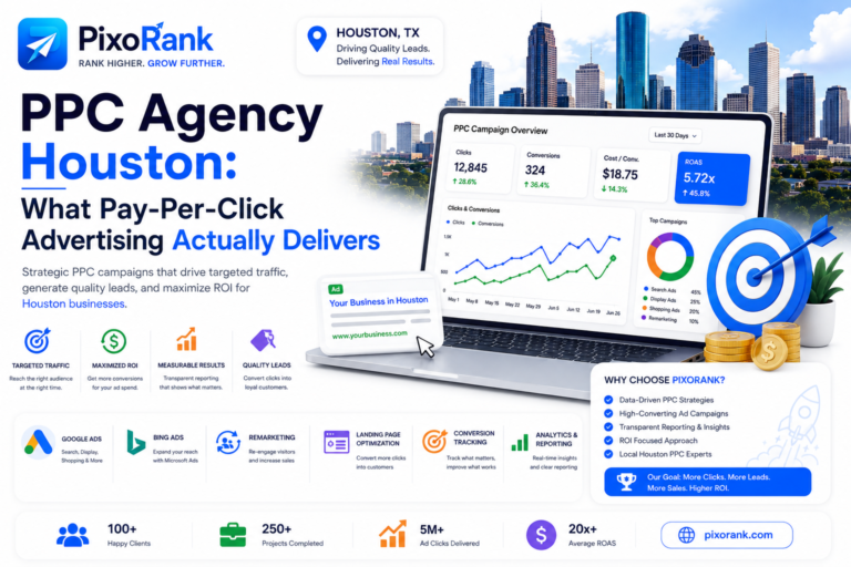 PPC agency Houston chart showing a typical campaign funnel and where ad budget typically goes
